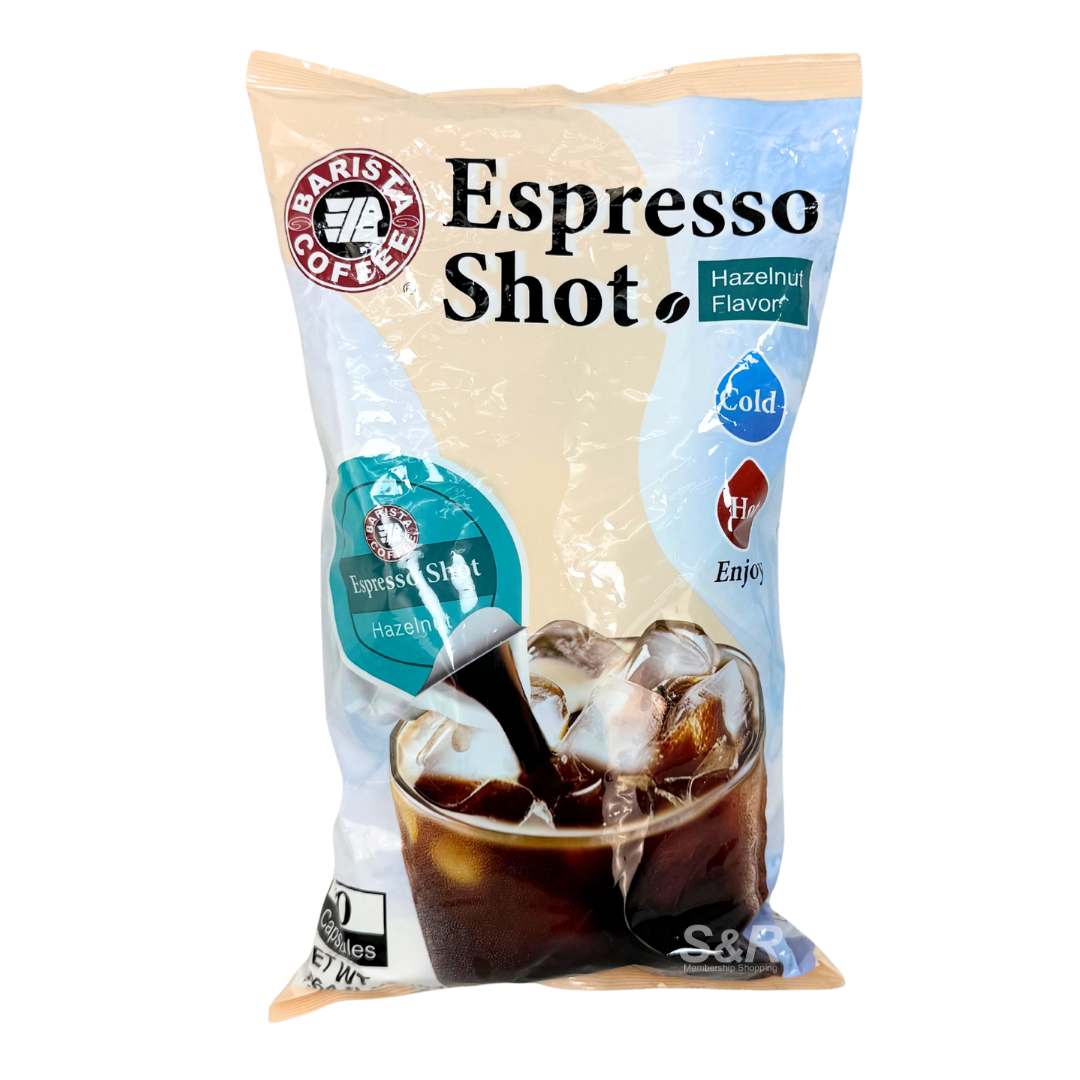Barista Coffee Espresso Shot Hazelnut Flavor 40 capsules